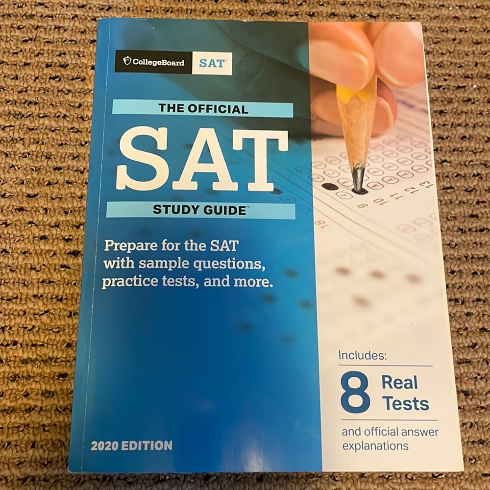 sat study guide book, 2020 edition